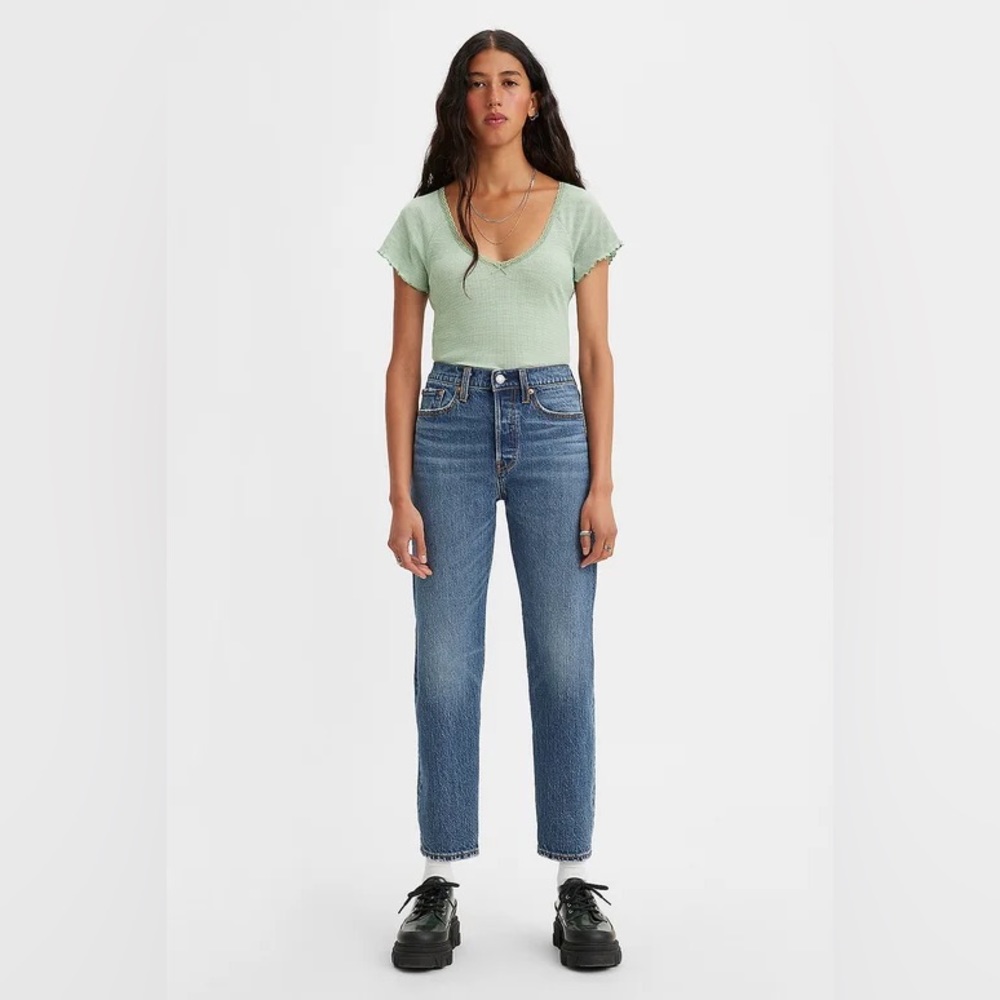 Levi's Blue Straight Leg Jeans